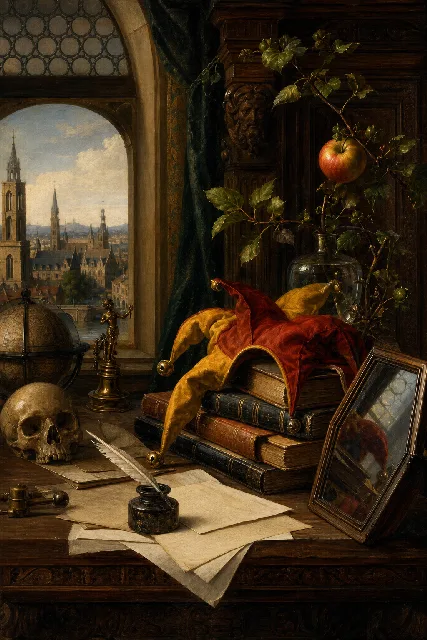 Lof der zotheid by Desiderius Erasmus